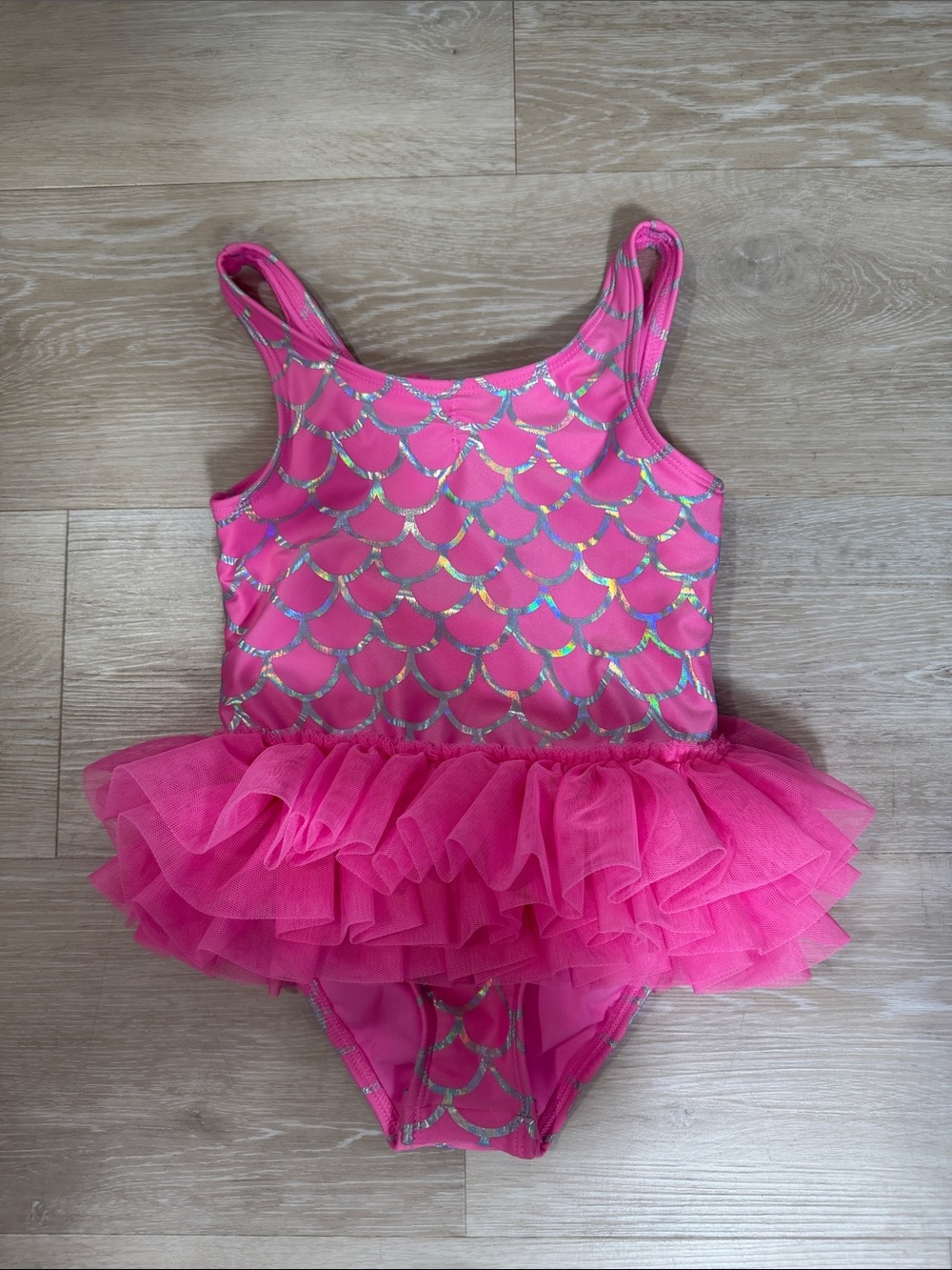 Cat and Jack Pink Mermaid Swimsuit